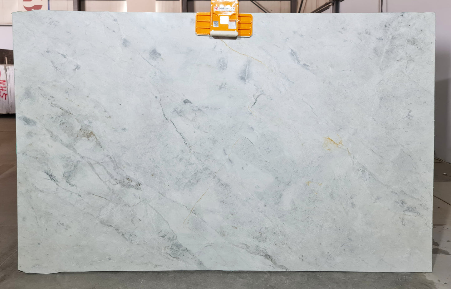 Super White Bookmatching Polished Marble Slab