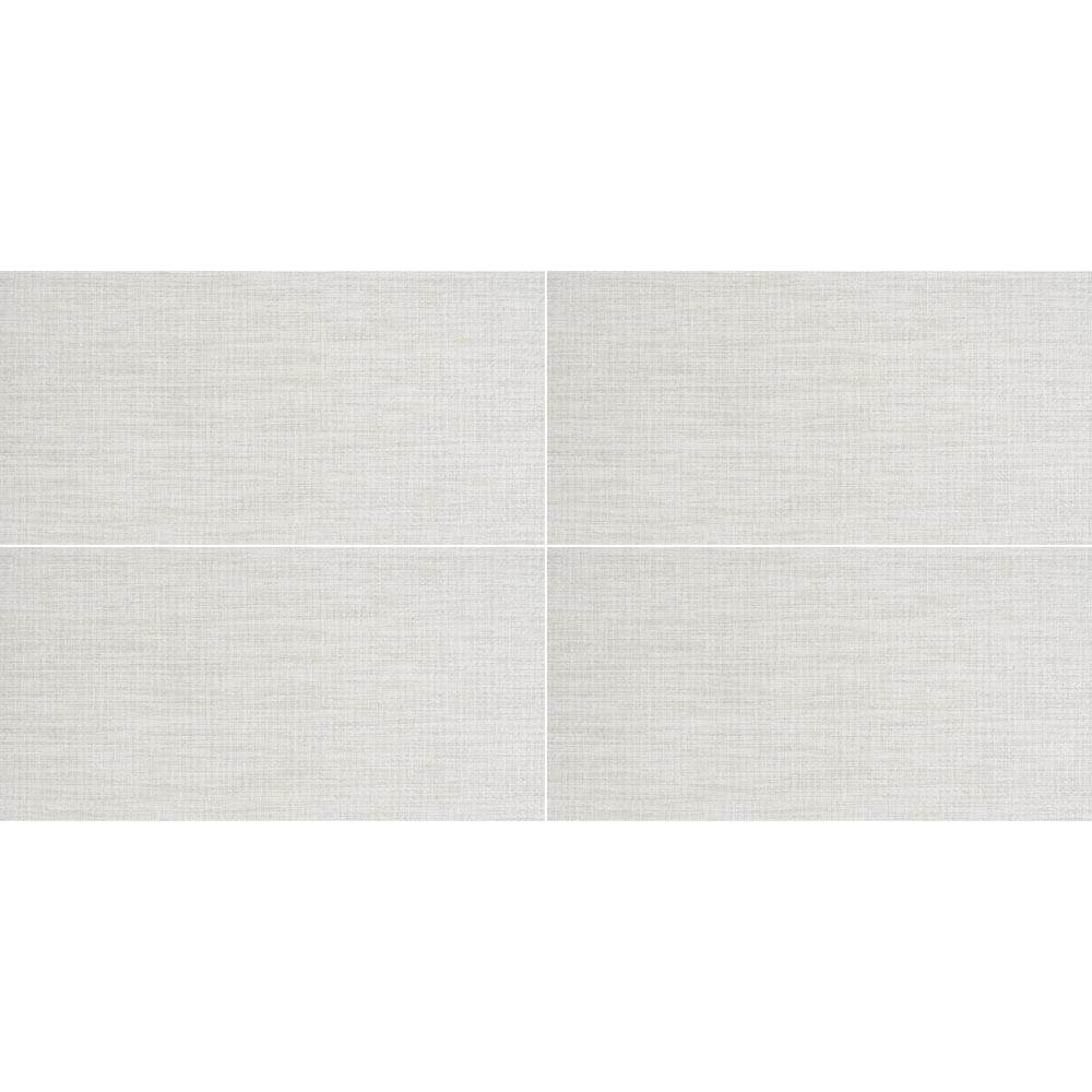 MSI Lineart Ivory Matte Porcelain Wall and Floor Tile 12"x24" - Tektile Collection