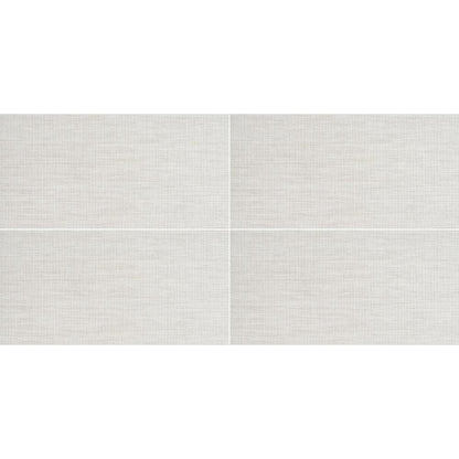 MSI Lineart Ivory Matte Porcelain Wall and Floor Tile 12"x24" - Tektile Collection