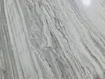 Titanium Gray Bookmatching Polished Marble Slab