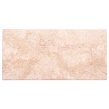 Light Antique 12"x24" Tumbled Travertine Pool Coping