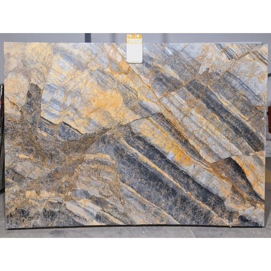 Tritoma Blue Bookmatching Polished Marble Slab