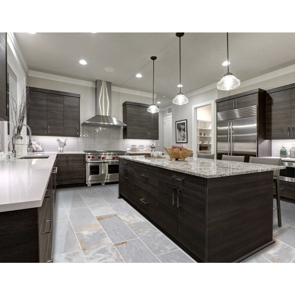 Fume Gray Marble Tiles - Polished
