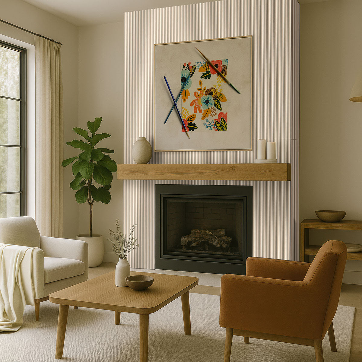 MSI Urbanslat Flute Maple Wall Tile