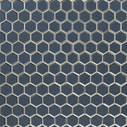 MSI Vague Blue 3" Hexagon Mosaic Tile