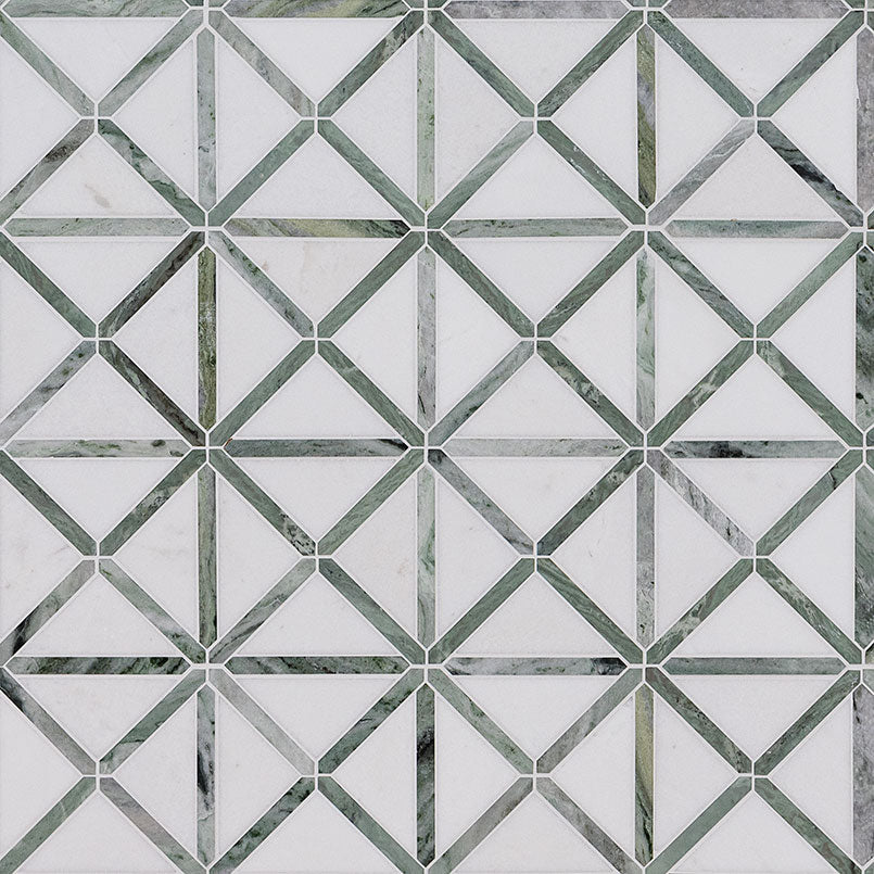 MSI Verdant Green Geometrica Pattern Pol