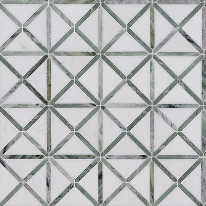 MSI Verdant Green Geometrica Pattern Pol