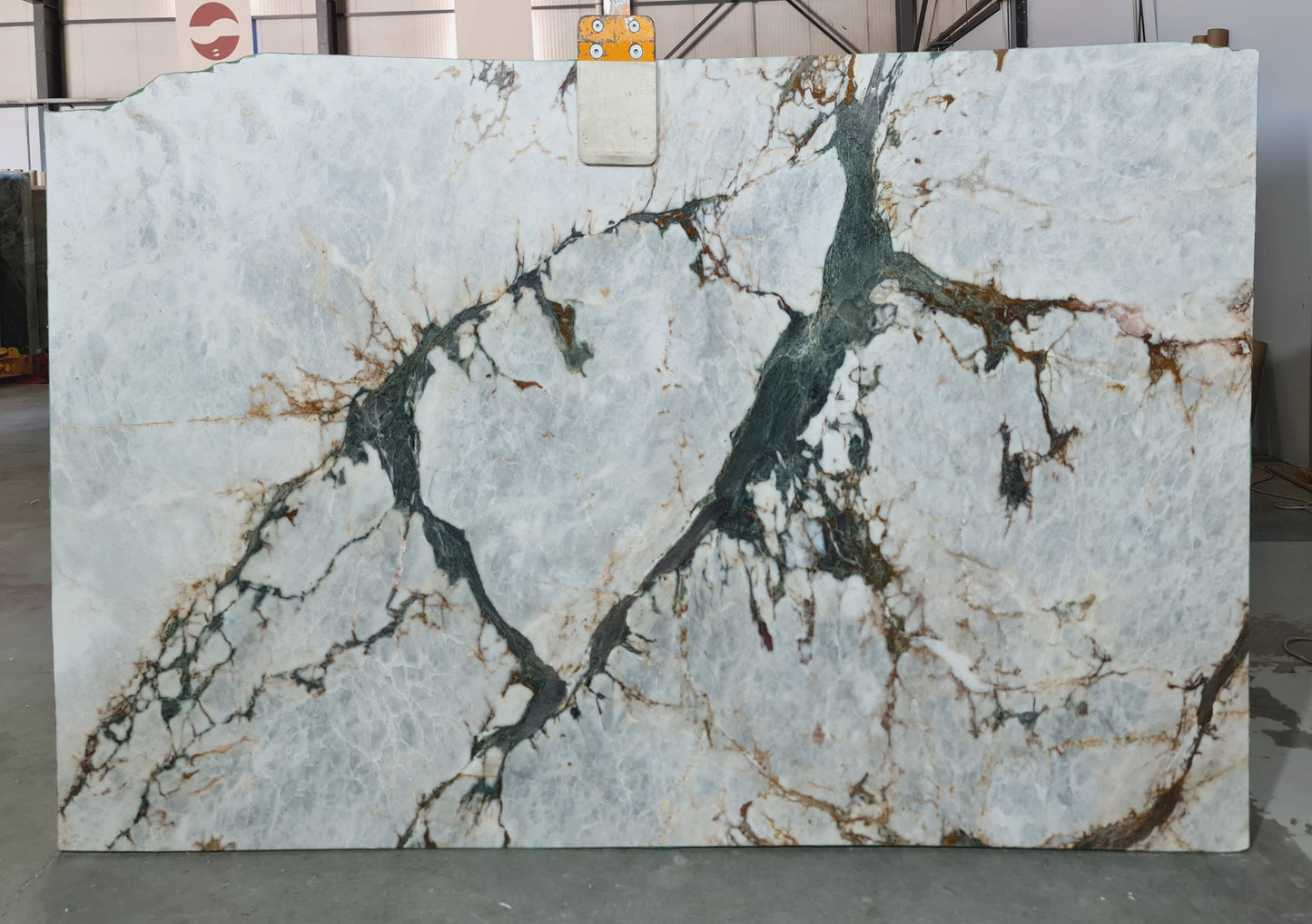 Verde Bookmatching Polished Marble Slab