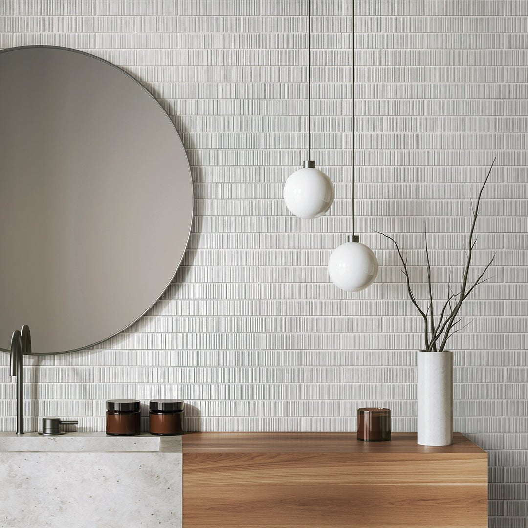 Vibrant Grey Glossy, 2" x 9" - Porcelain Tile - view 15