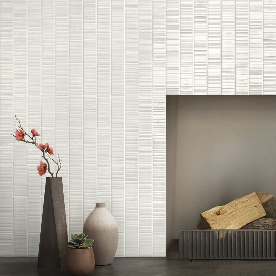Vibrant White Glossy, 2" x 9" - Porcelain Tile - view 8