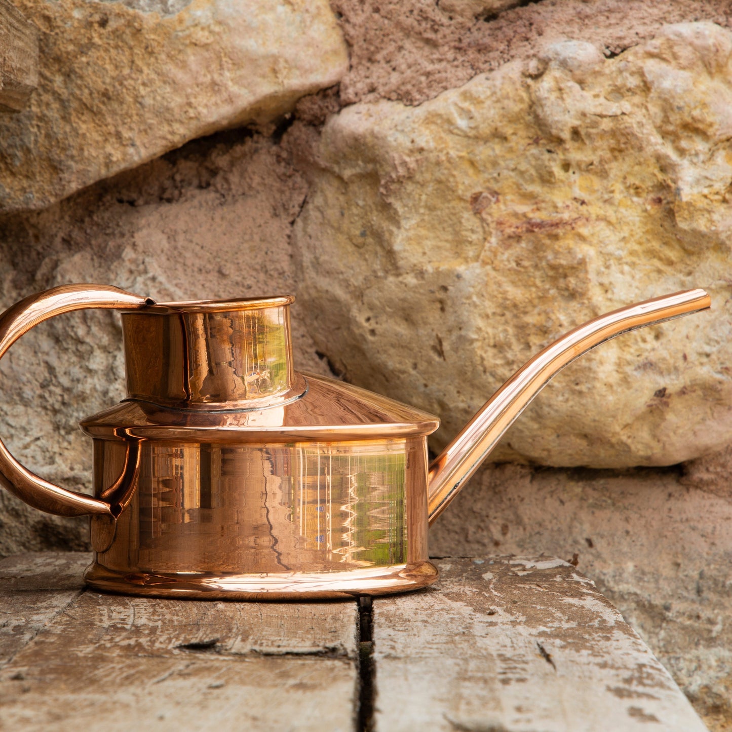 Vintage Short Copper Watering Can