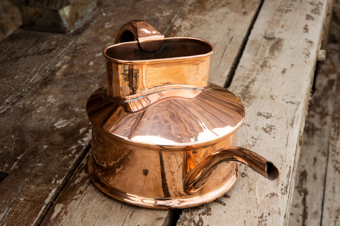 Vintage Short Copper Watering Can