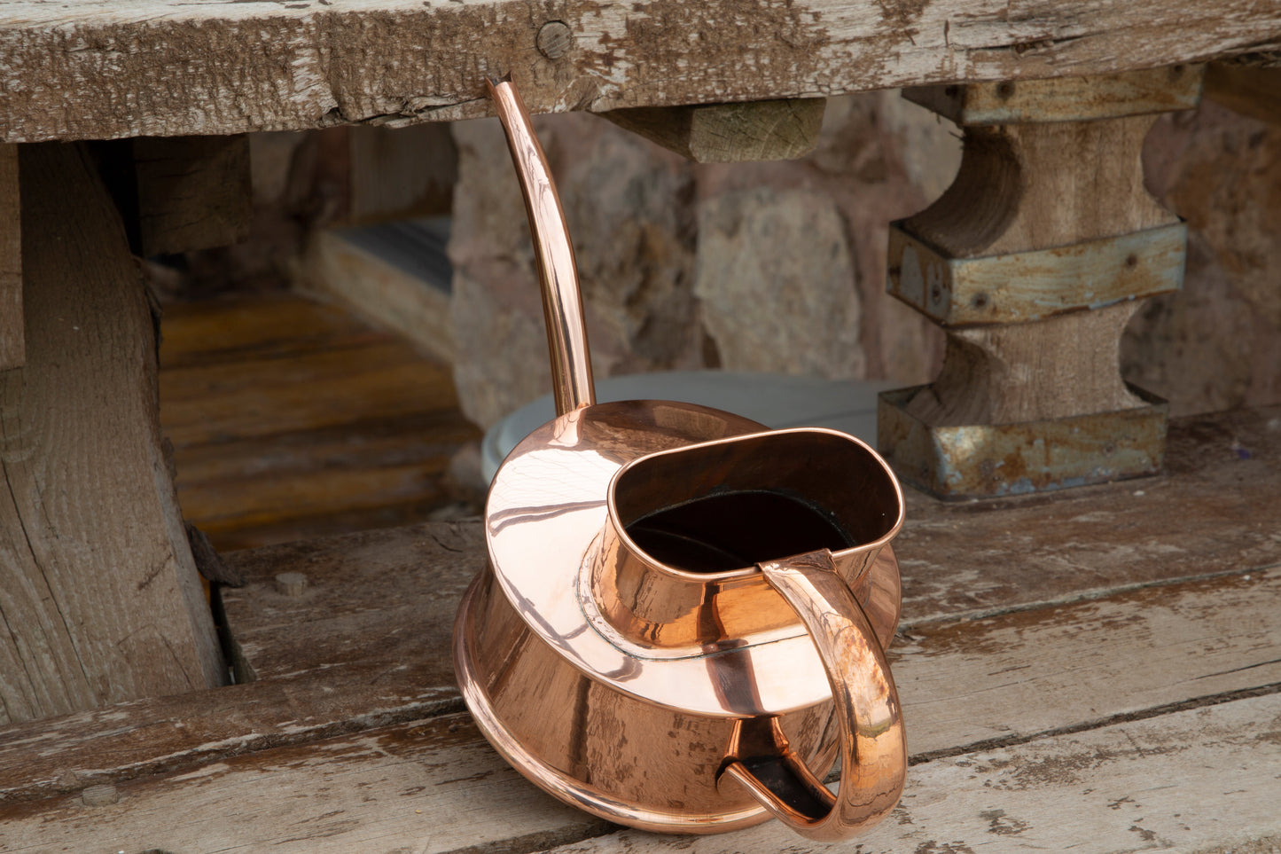 Vintage Short Copper Watering Can