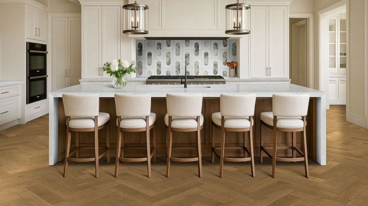 MSI Mccarran®wayland Herringbone Engineered Hardwood Flooring