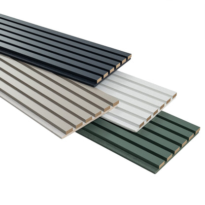 MSI White Acoustic Slat Wall Panel