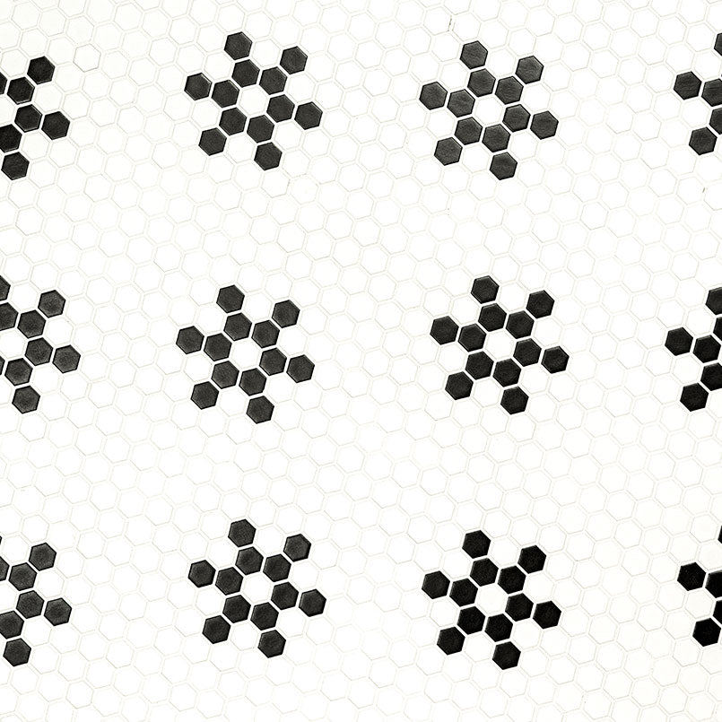 MSI White And Black Mod Petal Pattern Matte
