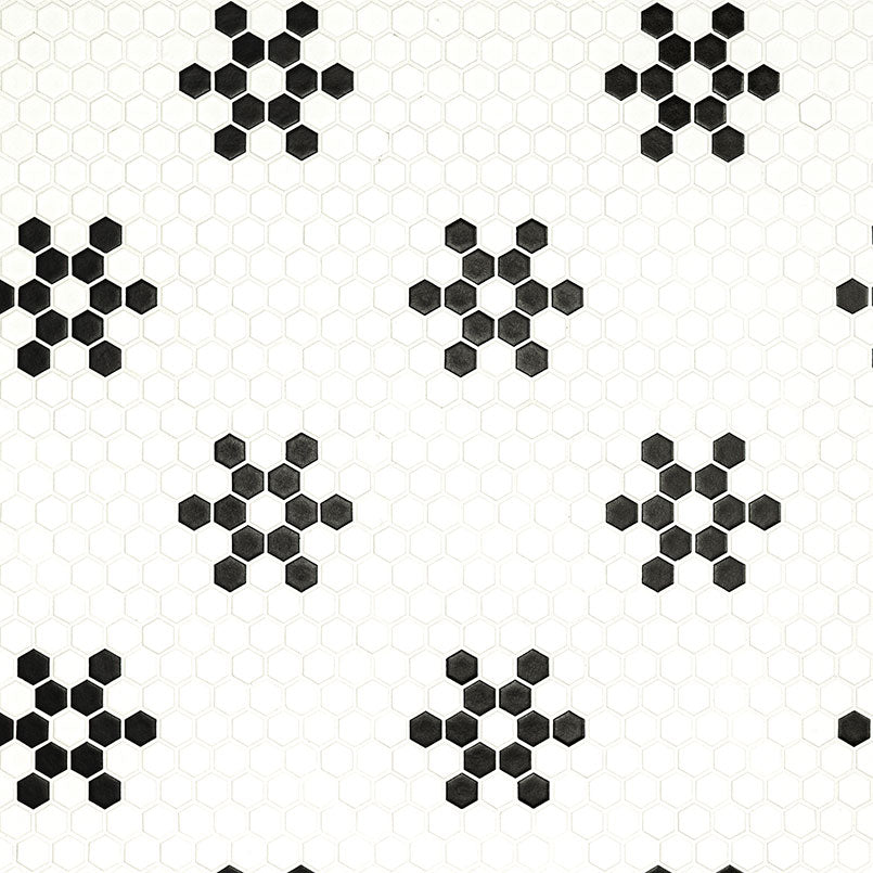 MSI White And Black Mod Petal Pattern Matte