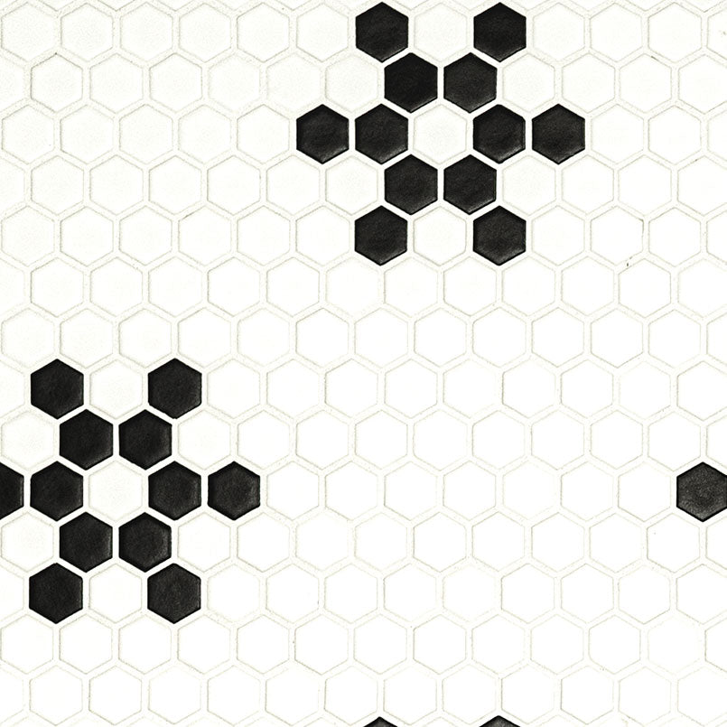 MSI White And Black Mod Petal Pattern Matte