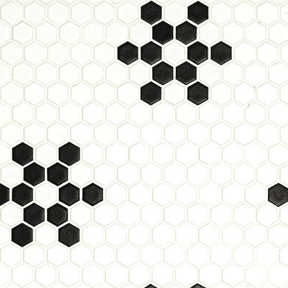 MSI White And Black Mod Petal Pattern Matte