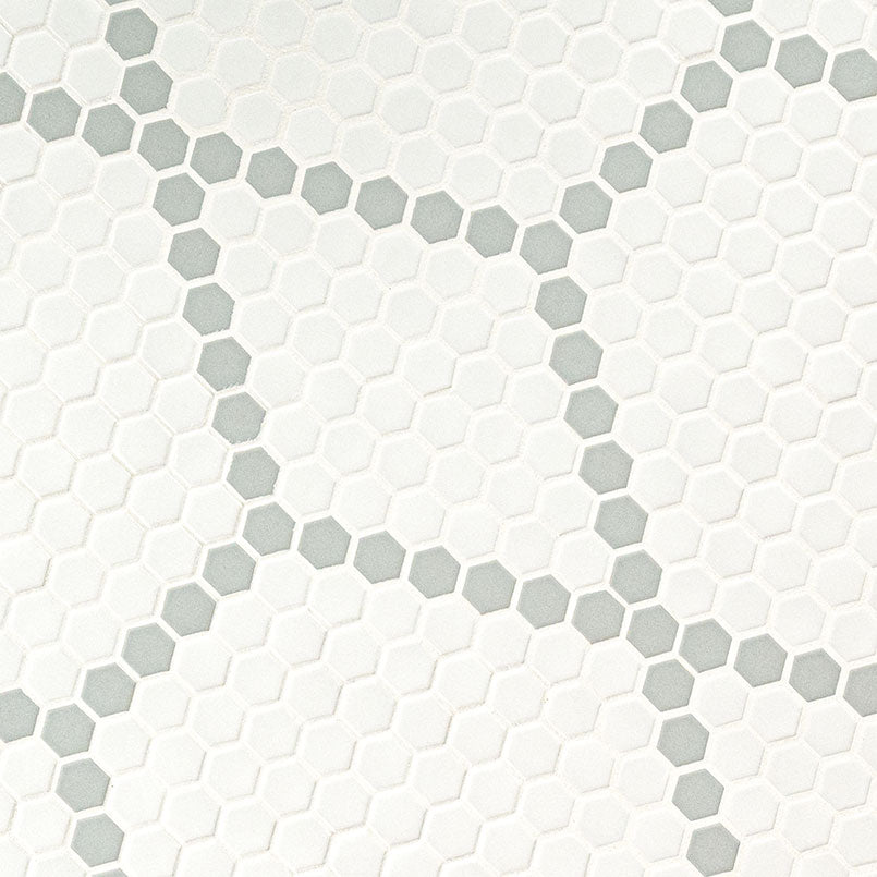 MSI White And Gray Hive Pattern Matte
