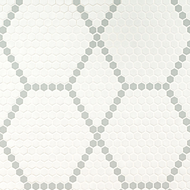 MSI White And Gray Hive Pattern Matte