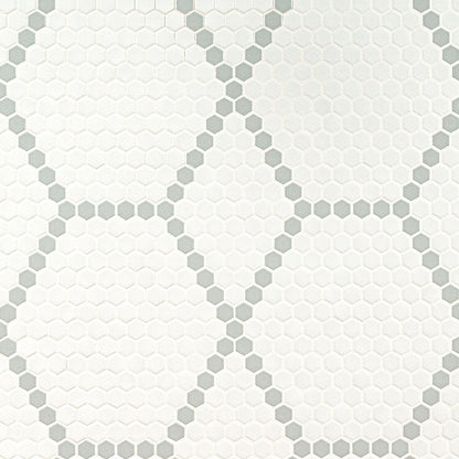 MSI White And Gray Hive Pattern Matte
