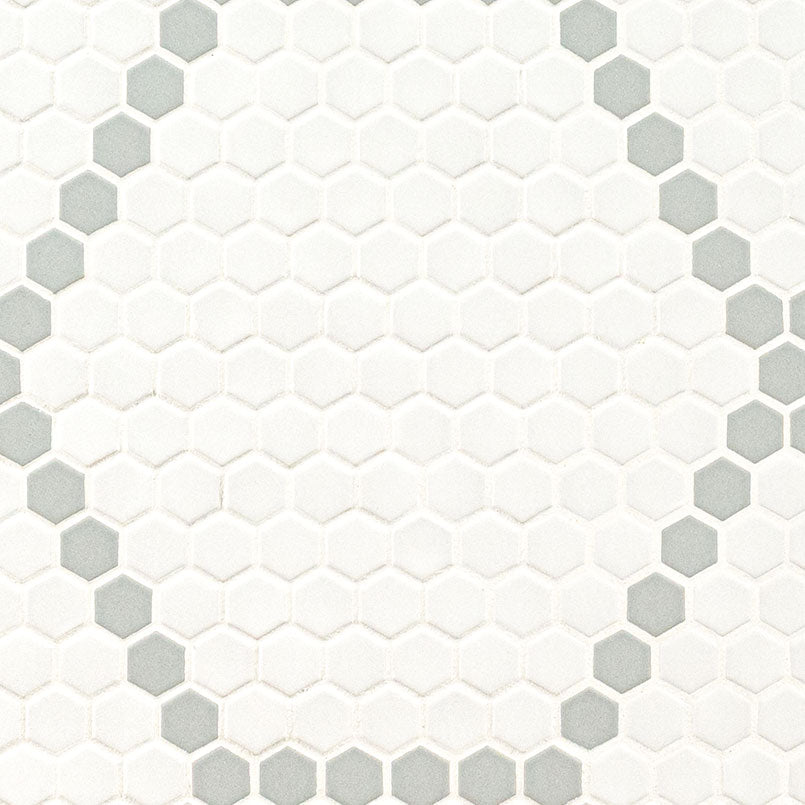 MSI White And Gray Hive Pattern Matte
