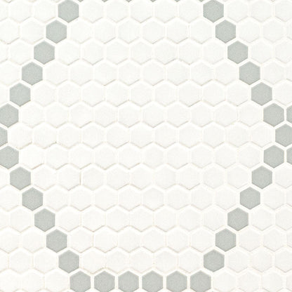MSI White And Gray Hive Pattern Matte