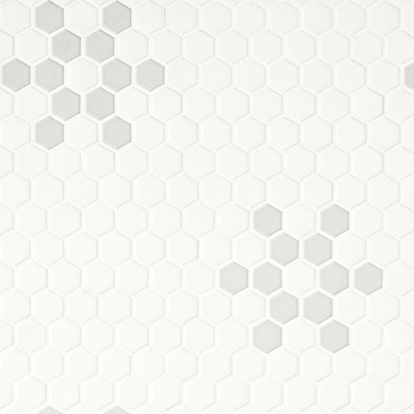 MSI White And Gray Mod Petal Pattern Matte
