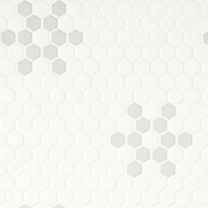 MSI White And Gray Mod Petal Pattern Matte