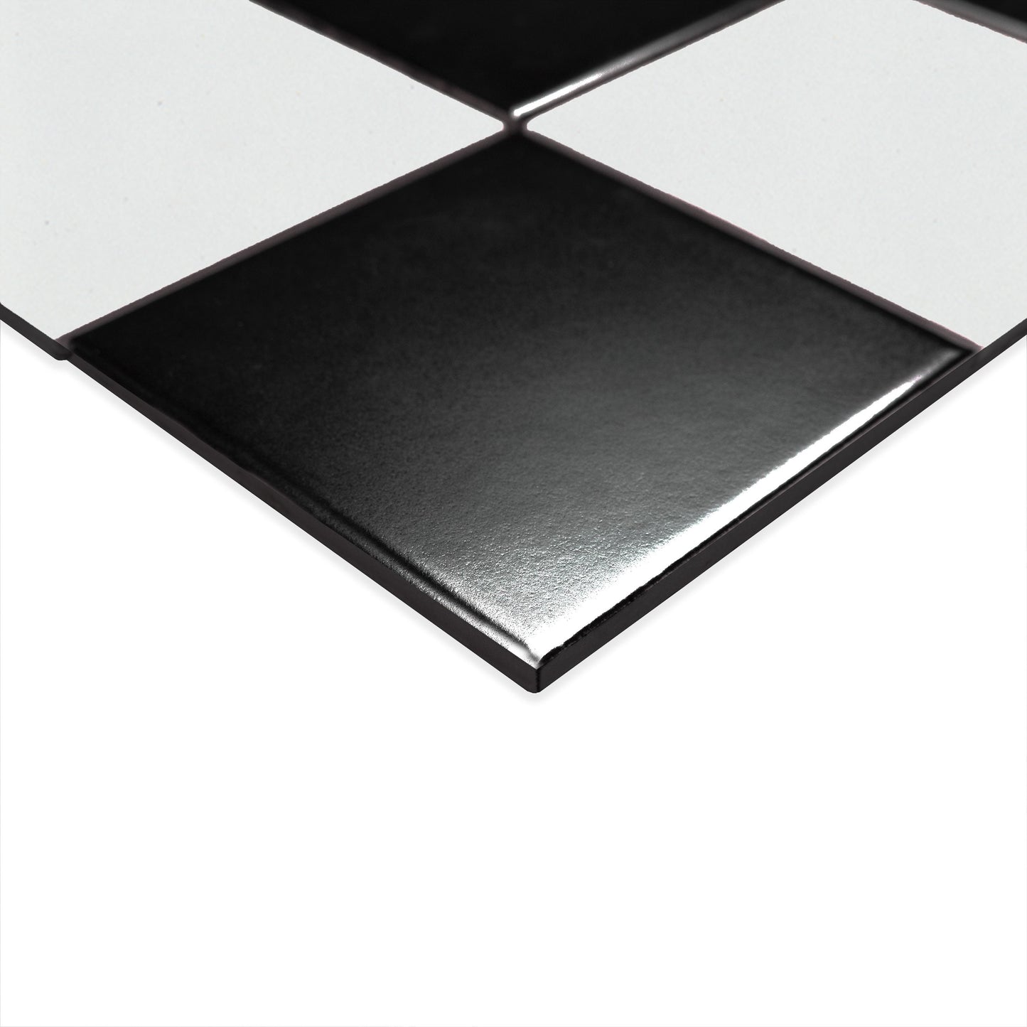 MSI White and Black 4" Checkered Matte