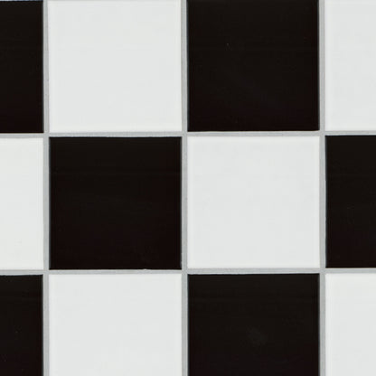 MSI White and Black 4" Checkered Matte