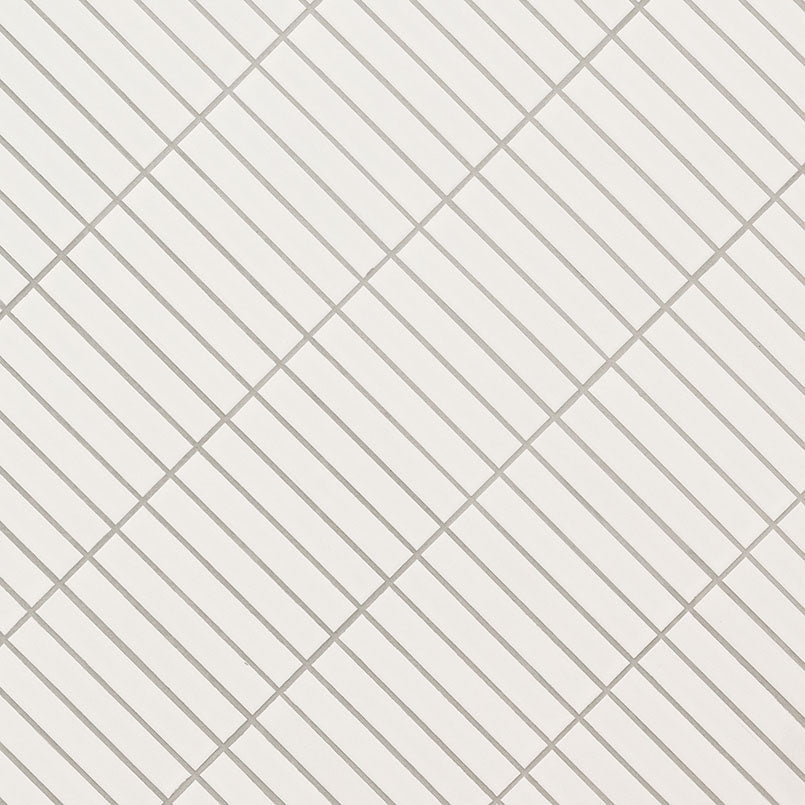 MSI White Matte 1x6 Stack Pattern