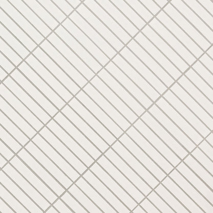 MSI White Matte 1x6 Stack Pattern