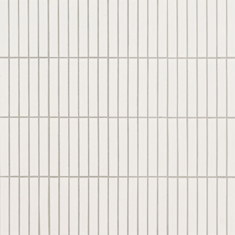 MSI White Matte 1x6 Stack Pattern