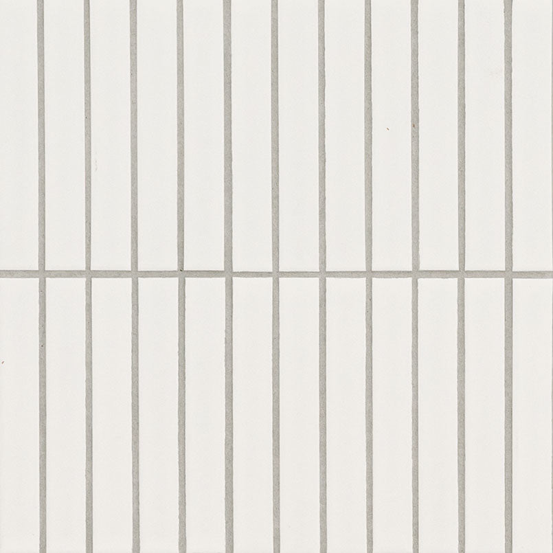 MSI White Matte 1x6 Stack Pattern