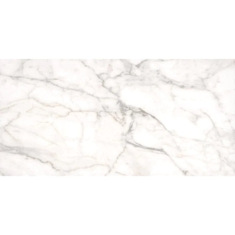 MSI White Vena Ceramic Wall and Floor Tile 12"x24"