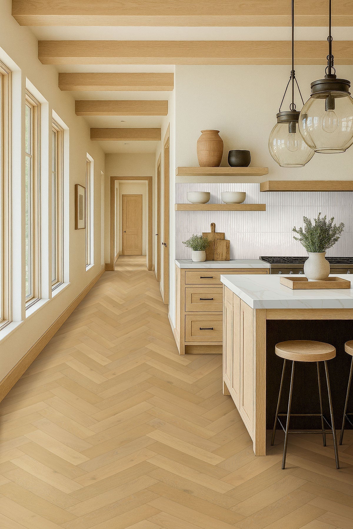 MSI Mccarran®whitlock Herringbone Engineered Hardwood Flooring