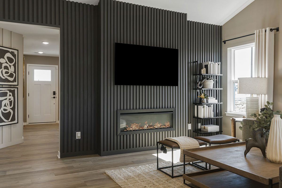 MSI Ebony Acoustic Wood Slat Panels