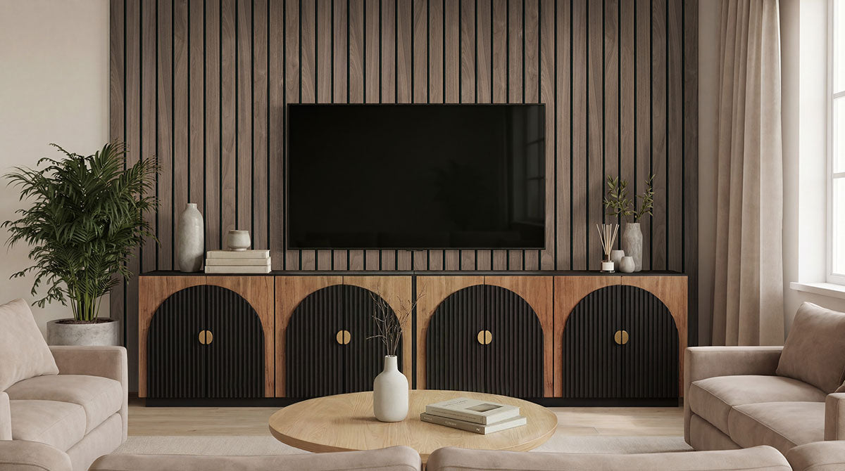 MSI Tawny Macro Acoustic Wood Slat Panels