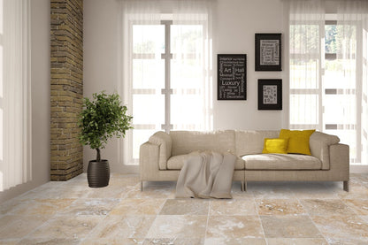 Mina Rustic Travertine Tiles-Straight