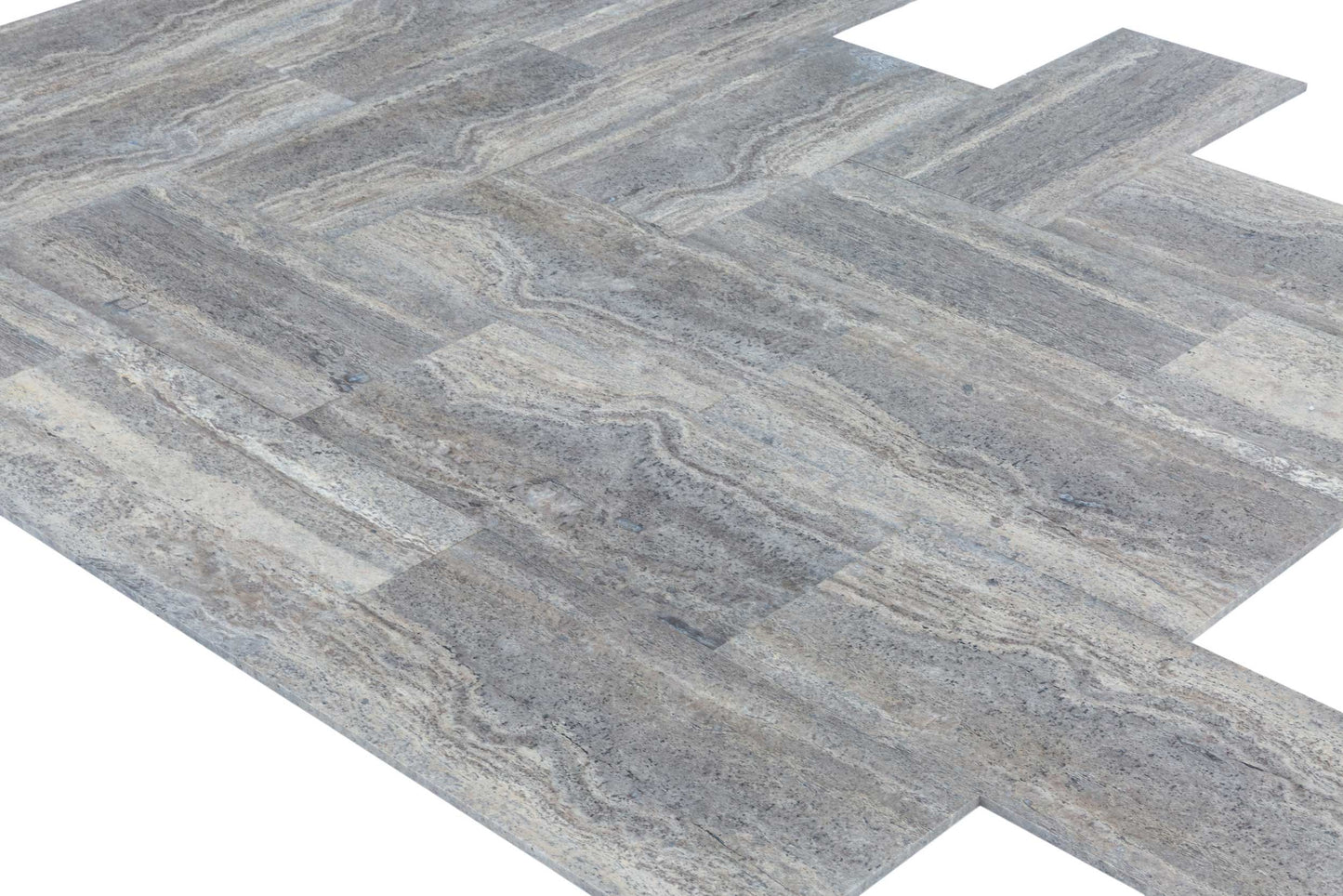 Silver Vein Cut Travertine Tile