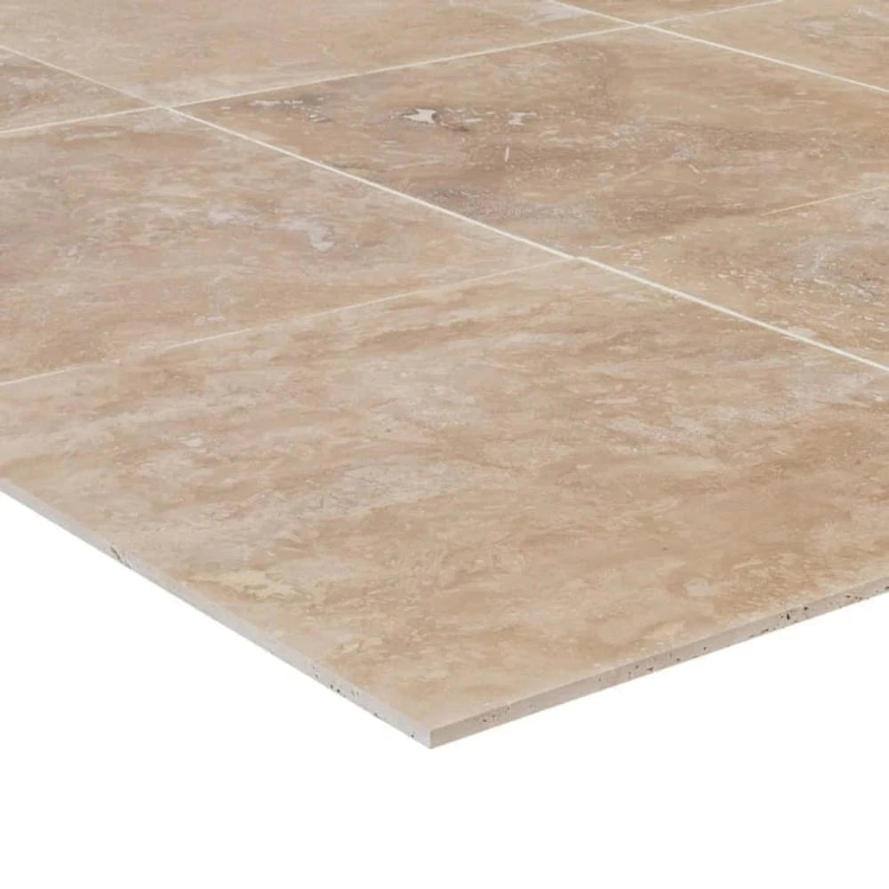 Mixed Beige Commercial Travertine Honed Floor and Wall Tile thickness