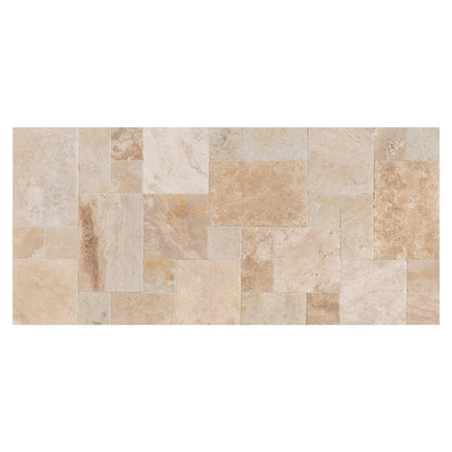 Scott Rustic Antique French Pattern Set Travertine Tile