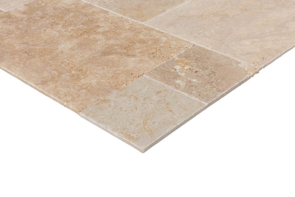 Scott Rustic Antique French Pattern Set Travertine Tile