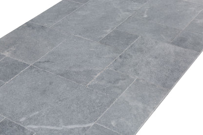 Bluestone Sandblasted Brushed French Pattern Set Marble Tile