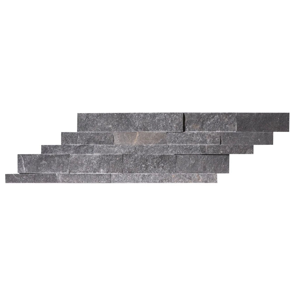 Charcoal Cambria Ledger 3D Panel 6.8"x20.8" Split-face Natural Marble Wall Tile