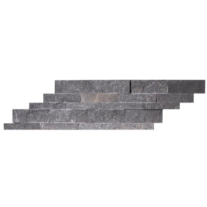 Charcoal Cambria Ledger 3D Panel 6.8"x20.8" Split-face Natural Marble Wall Tile