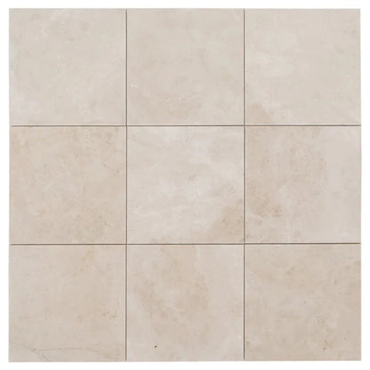 Light Pearl Beige Marble Floor and Wall Tile Polished 18"x18"