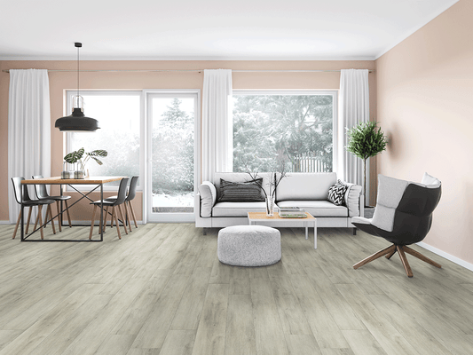 MSI Rigid Core Vinyl Flooring XL Ashton York Gray 9"x60" - Everlife Collection